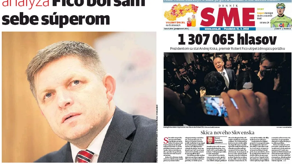 Slovenský tisk komentuje Ficův neúspěch