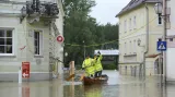 Zaplavený rakouský Melk