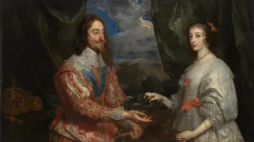 Anthonis van Dyck / Anglický král Karel I. a jeho manželka Henrietta Marie (1632–1634)
