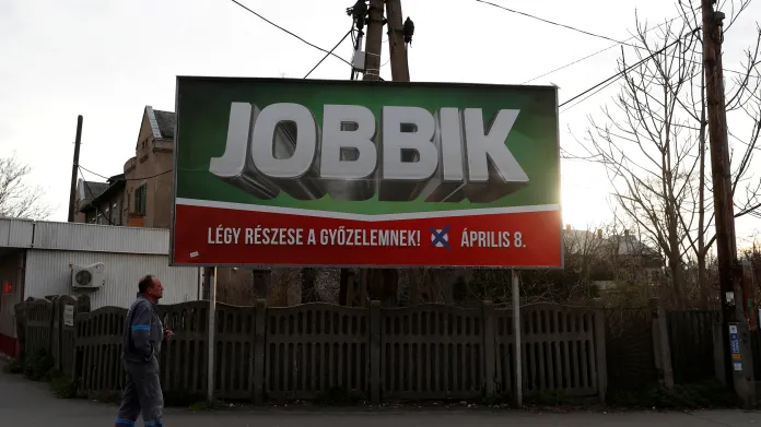 Plakát opozičního Jobbiku