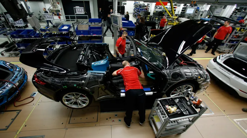 Německá továrna Porsche