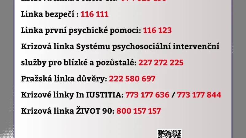 Informační a krizové linky