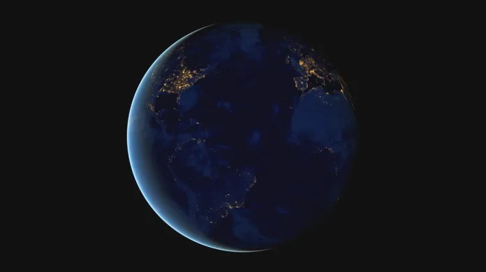 Noční snímky planety Země
