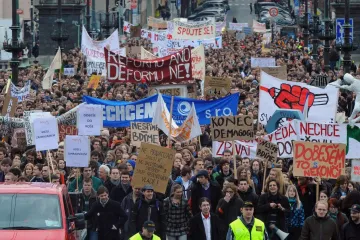 Studentské protesty: „Vysoké školy nejsou hračkou v rukou politiků“