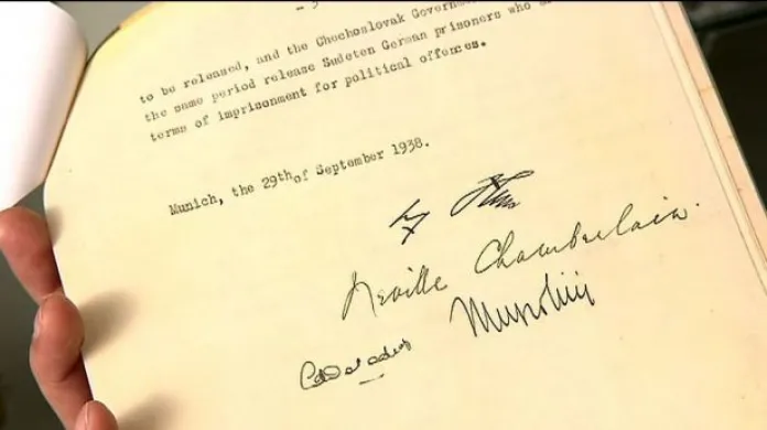 Uplynulo 75 let od Mnichovské dohody