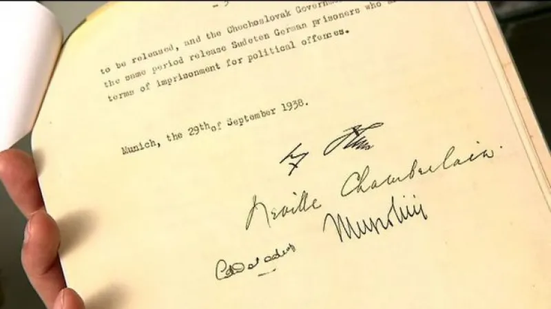 Uplynulo 75 let od Mnichovské dohody