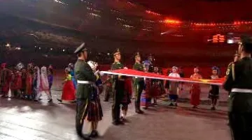 Zahajovací ceremoniál OH v Pekingu