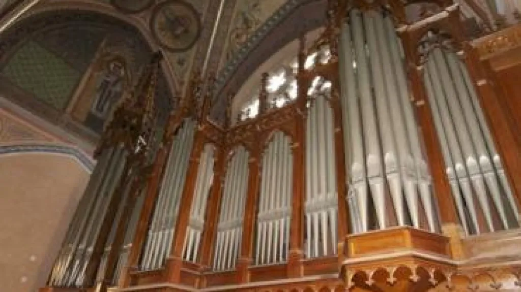 Varhany v kostele sv. Ludmily