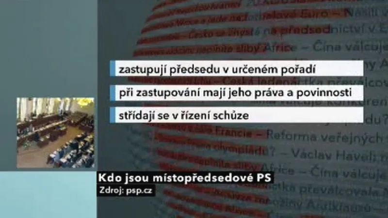 Místopředsedové Poslanecké sněmovny