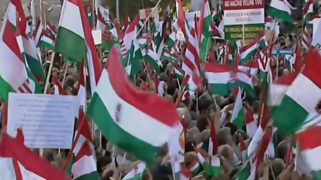 Demonstrace v Maďarsku