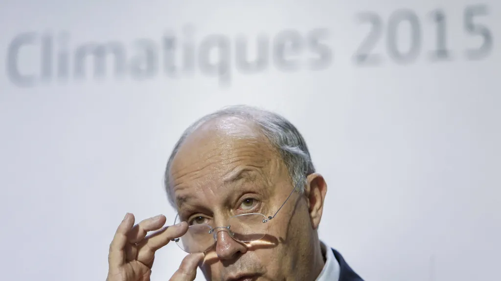 Laurent Fabius na konferenci COP21