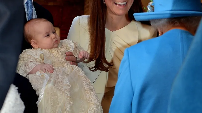 Křtiny prince George