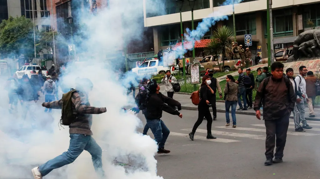 Nepokoje v Bolívii