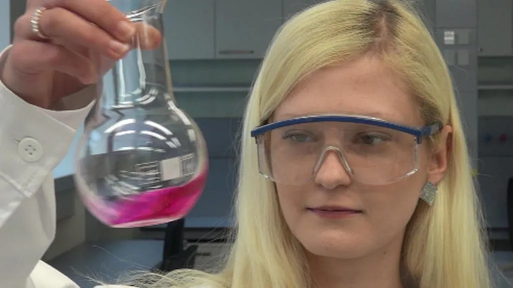 Studentka VŠCHT Lucie Svobodová