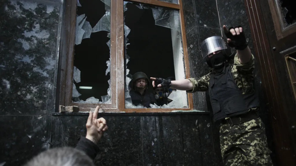 Separatisté v Doněcku