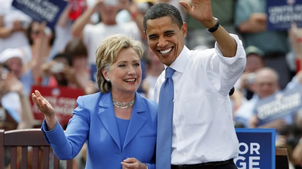 Hillary Clintonová a Barack Obama