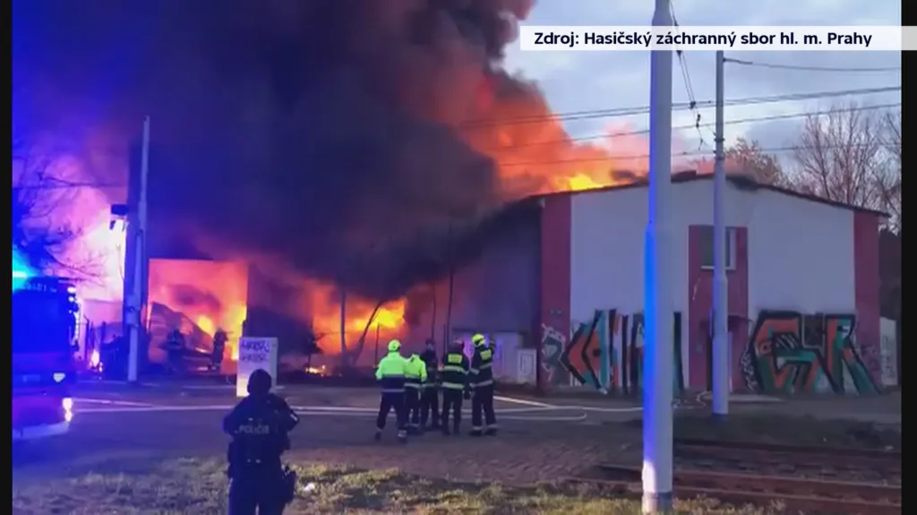 Požár v Braníku