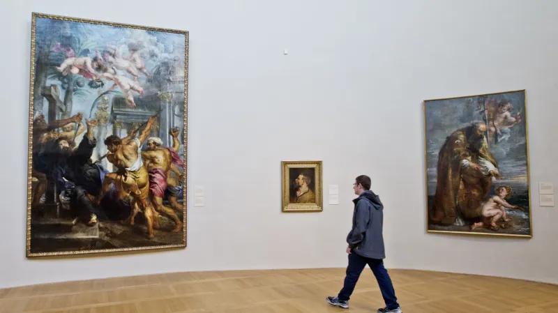 Obrazy Umučení svatého Tomáše a Svatý Augustin ve Šternberském paláci