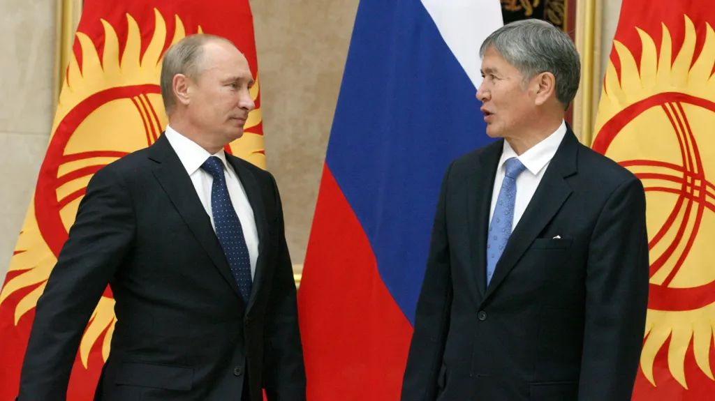 Vladimir Putin a Almazbek Atambajev