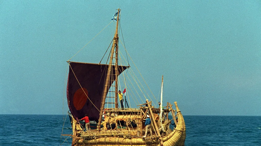 Expedice Thora Heyerdahla Ra-II při plavbě přes Atlantský oceán