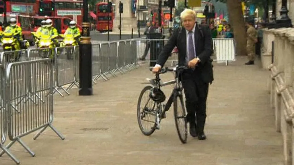 Londýnský starosta Boris Johnson