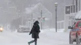 USA zasáhla první sněhová bouře 2014