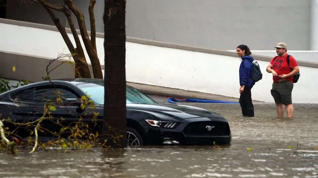 Následky hurikánu Florence ve Wilmingtonu