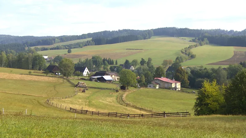 Těžba v Hlavňově na Náchodsku