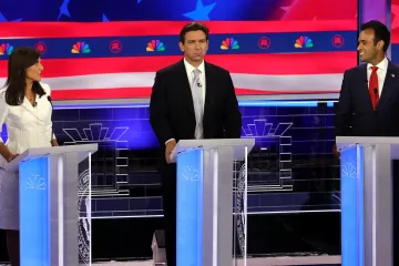 Republikáni se v debatě opřeli do Trumpa. Ten opět nedorazil