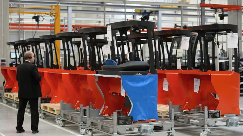 Montáž vozíků ve firmě KION Stříbro