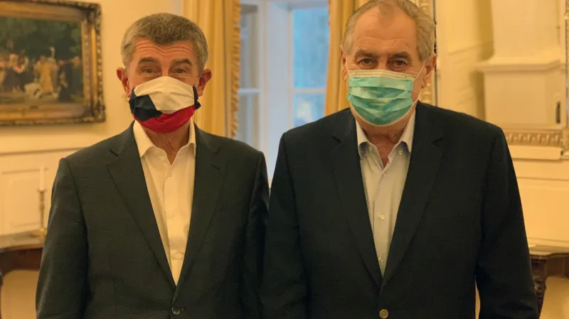 Andrej Babiš a Miloš Zeman