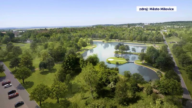 Vizualizace nového areálu v Milovicích