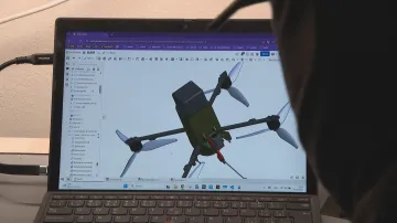 Příprava českého dronu