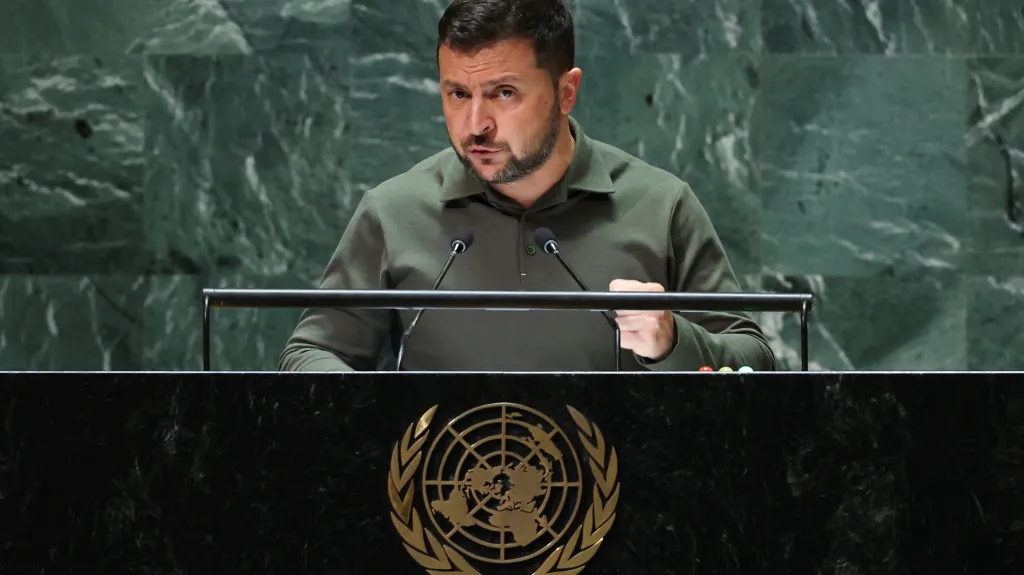 Volodymyr Zelenskyj v OSN