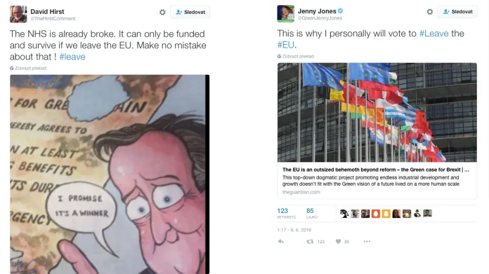 Brexit na Twitteru
