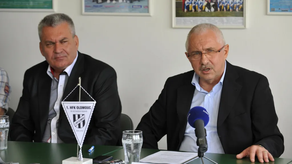 Předseda představenstva 1. HFK Olomouc Vladimír Dostál