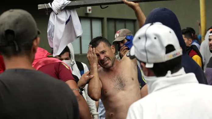 Zranění účastníci venezuelských demonstrací