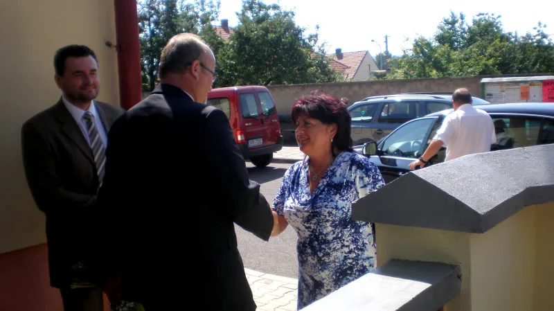 Z vyhlášení výsledků Vesnice roku v Košticích