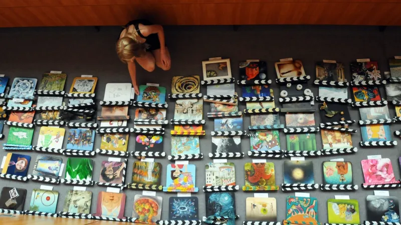 Dražba filmových klapek na 52. Zlín Film Festivalu