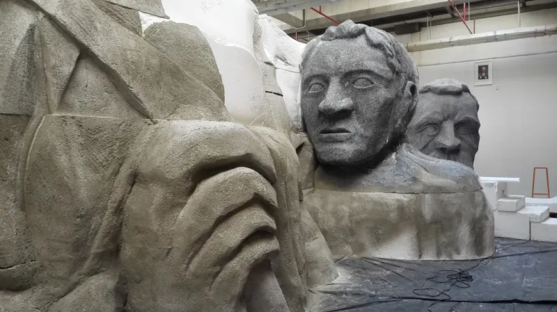 Maketa Stalinova pomníku