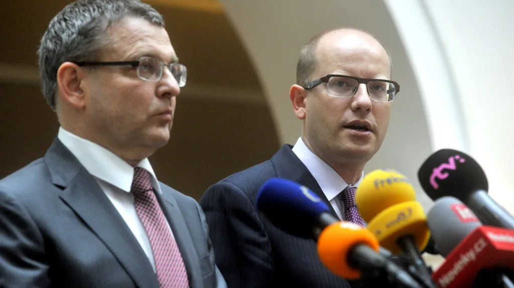 Lubomír Zaorálek a Bohuslav Sobotka