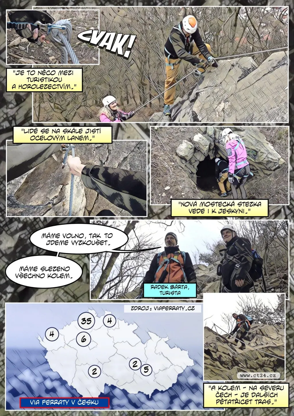 Rozmach skalních stezek