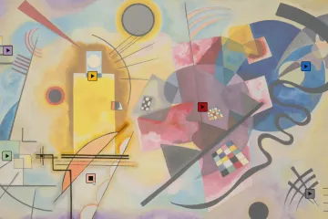 Kandinskij slyšel barvy, on-line teď jeho žlutou, červenou a modrou mohou poslouchat i ostatní