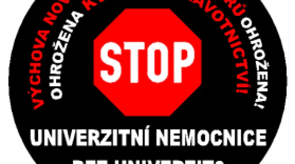 Protestní samolepka