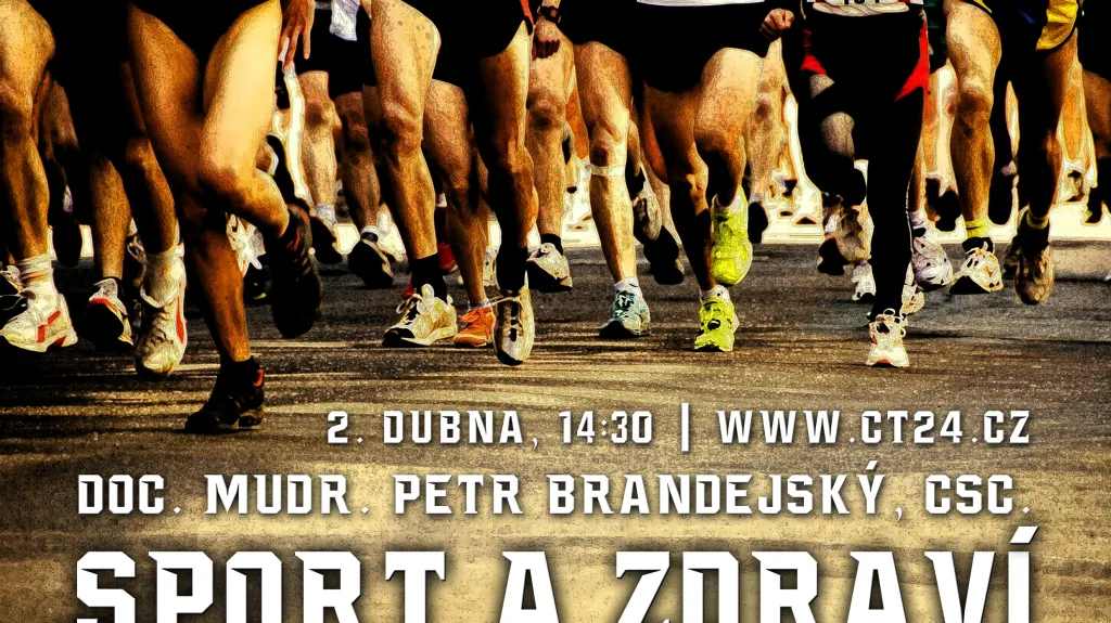 Plakát k přednášce Sport a zdraví