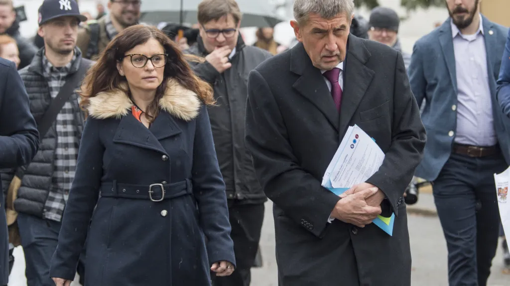 Jaroslava Pokorná Jermanová a Andrej Babiš