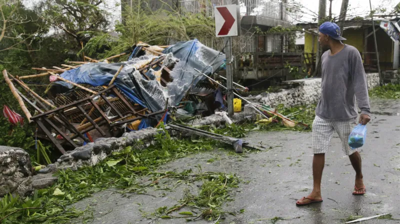 Následky tajfunu Mangkhut ve městě Tuguegarao