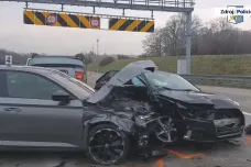 Kvůli nehodě u Klimkovic byla neprůjezdná dálnice D1 ve směru na Ostravu