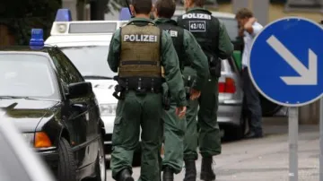 Policie zasahující v Ansbachu