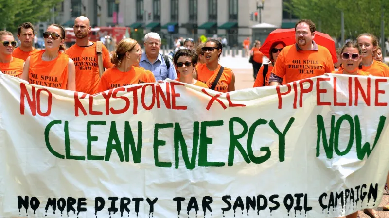 Odpůrci ropovodu Keystone XL
